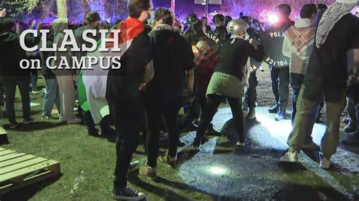 How a protest at the University of Calgary ended in a clash with police