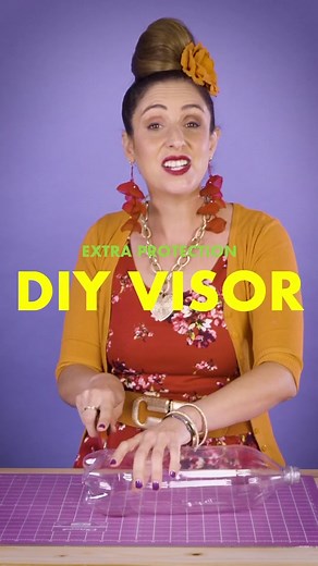 DIY Visor from a Coke Bottle! Easy Steps for Homemade Face Protection