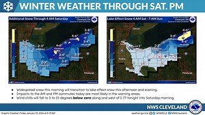 Canton weather forecast: Snowfall of 2 to 4 inches expected today