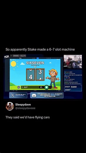 How Everything Works on Instagram: "This is actually crazy😭 Stake has added another original title to its lineup with SixSeven, a number-based slot game that replaces traditional reels with basic math. Each round generates random numbers between 1 and 6, and payouts are triggered when the total hits seven, giving the game a stripped-down, almost arcade-like feel. The bright visuals and simple premise make it look closer to a casual mobile game than a conventional slot, which is why clips of it 