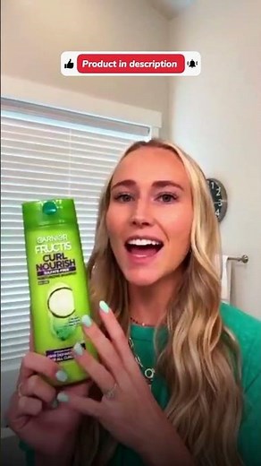 Garnier Fructis Curl Nourish Shampoo Review | Sulfate-Free #CurlyHair
