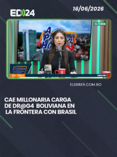 Autoridades de Brasil incautaron cerca de 248 kilos de dr@g4 presuntamente procedente de Bolivia durante un operativo realizado en el estado de Mato Grosso, cerca de la frontera entre ambos países. El cargamento fue valorado en más de 4 millones de reales, equivalentes a unos Bs 5,4 millones. En la intervención fueron aprehendidas cuatro personas y se identificó un vehículo de apoyo equipado con sistema satelital Starlink, presuntamente utilizado para coordinar el transporte de la sustancia y ev