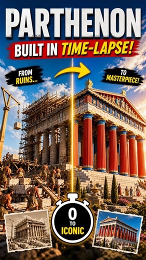The Parthenon Built in Seconds (Time-Lapse) 🏛️