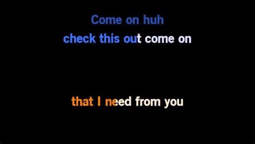 Karaoke Bump Bump Bump - B2K - CDG, MP4, KFN - Karaoke Version