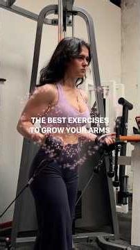 the BEST exercises to grow your arms (the only 3 you need!)