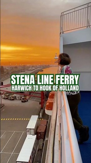 Stena Line OVERNIGHT ferry from Harwich to Hook of Holland! #StenaLine #RotterdamTrip