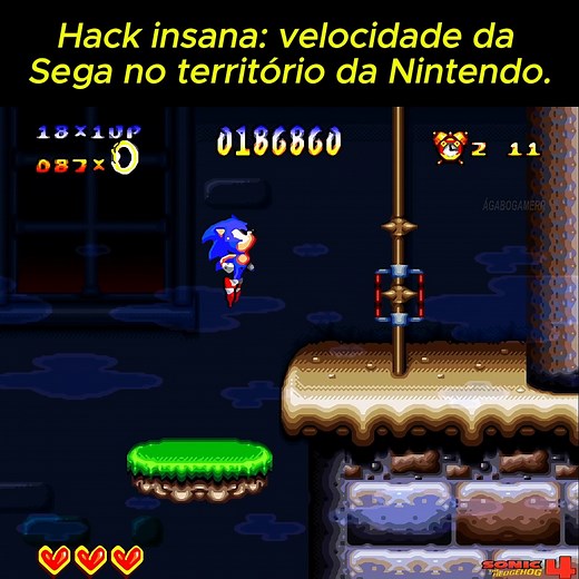34K views · 686 reactions | Quando o ouriço invade o console rival.  #sonicthehedgehog #snes #supernintendo #fblifestyle | Ágabo Gamerr | Facebook