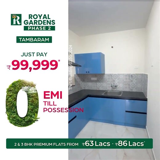 Marutham Royal Gardens Phase II - Flats in Tambaram for Sale.