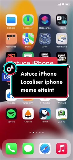 Localiser mon iPhone offline #tips #tricks #fyp #fypシ #pourtoi #astuce #ios15 #iphone #nanivid #viral #tech