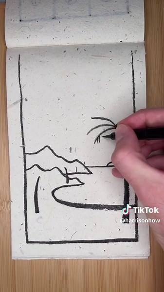 How to Draw a Beach Scene | Easy Tutorial