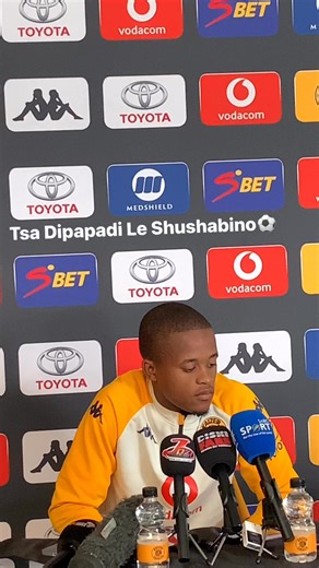 [WATCH] 🎥 Kaizer Chiefs forward Wandile Duba on his drought of late. #TsaDipapadiLeShushabino⚽️ | Bongani Shushabino Mthimkhulu