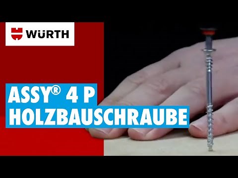 Die ASSY® 4 P Holzbauschraube von Würth