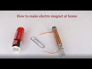 How to make an electromagnet at home