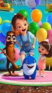 Tung Tung Sahur & Baby Shark with Ci and Zi Dance Party 🎉🦈🕺 #TungTungSahur #BabyShark #CiAndZi #DanceParty #SahurVibes #CuteDance #FunnyDance #KidsAnimation #3DAnimation #PixarStyle #FYP #ForYou #TrendingShorts #ViralVideo #ShortsDance #CartoonSquad #LoopDance #AdorableMoments #FamilyFun #RamadanVibes #PlayroomParty #TooCute #JoyfulMoves #SahurDance | Ci and Zi