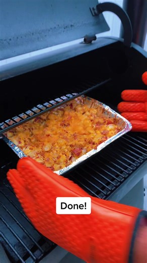 Smoked Cheesy Potatoes #fyp #foryoupage #bbq #barbecue #bbb #barbecuecookinglife #cooking #potatoes #food