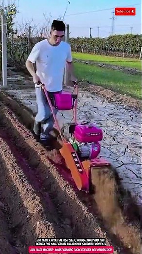 Mini Tiller Machine – Smart Farming Tools for Fast Soil Preparation