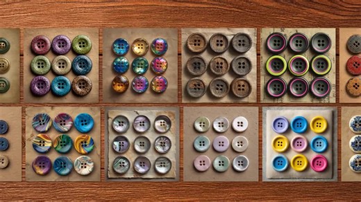 Fussy Cut Vintage Buttons - Printable Fussy Cut Button Ephemera, Digital Junk Journal Clipart, Vintage Scrapbook Paper for Crafts & Collages - Etsy