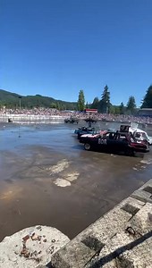 Big hit from driver Trevor Ward at the 2024 Forks, Wa #demolitionderby | Demo Derby Photo Gallery