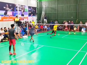 810K views · 5.2K reactions | badminton cross net drop | Badminton power games | Facebook