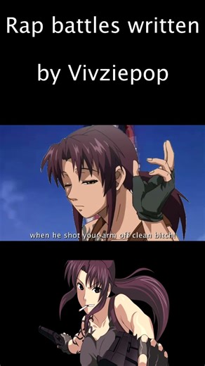 Revy said WHAT?! #animerap #blacklagoon #rapbattle #shorts #revy