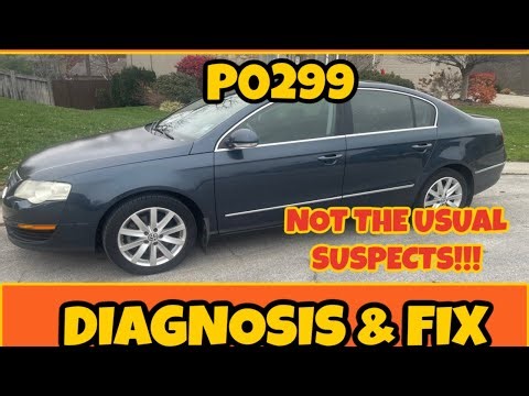 Finding and Fixing a P0299 on a 2008 VW Passat 2.0 with a K03 Turbo.