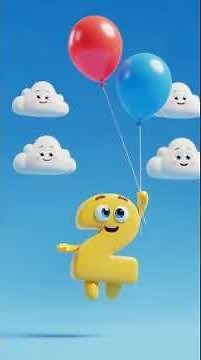 Number 2 for Kids 🎈🎈 | Learn Counting | Kids Learning Shorts