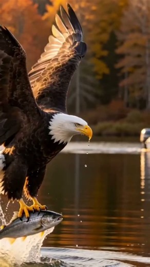 INSANE Eagle Fishing Moment 🔥 | Nature Documentary | Bald Eagle Hunt #naturedocumentary