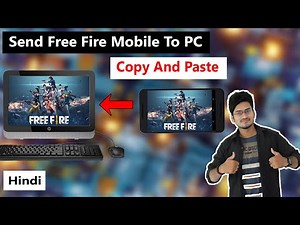 How To Send Free Fire From Mobile To PC...Copy And Paste...free Fire On PC Without Download...