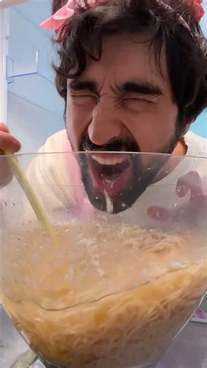 When Mom Says No to Snacks! 😹🍜