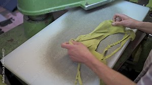 Leather goods and footwear factory. handmade leather shoe-making process. Pure leather, traditional craftsmanship. Ideal for footwear, craftsmanship, and leatherworking content seekers