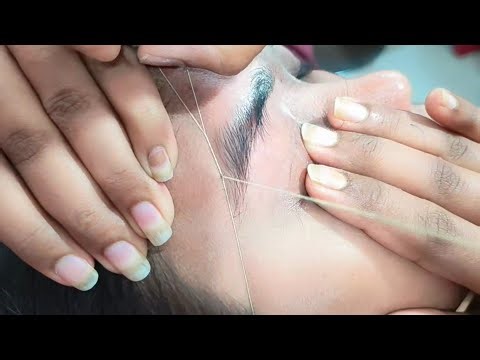 Eyebrow threading tutorial/ Step by step/ Threading for Beginners
