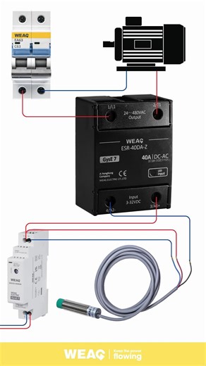 Solid State Relay   Sensor | Automatic Motor Control. #SSRrelay #SSRSwitching #SensorControl #MCB #MotorControl #Automation #ElectricalWiring #CircuitProtection #PowerElectronics #DIYElectrical #SmartControl #WiringTutorial