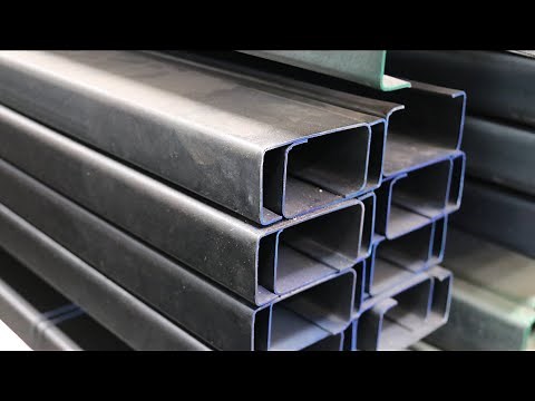 Perfiles C como pedirlos, medidas y usos, Tubo Center