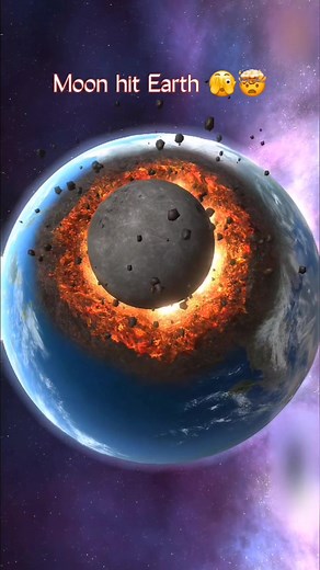 The Moon Crash on Earth: A Stunning Animation