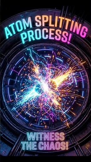 How Do Scientists Actually Split Atoms? ⚛️ #science #Atom