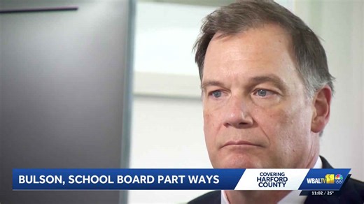Harford County BOE votes to terminate superintendent's contract