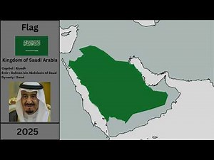 The History of Saudi Arabia with Flags and Maps | Every Year