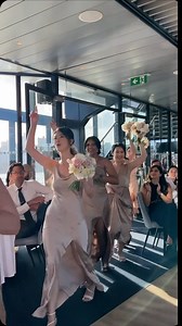 Bride and bridesmaid on Reels