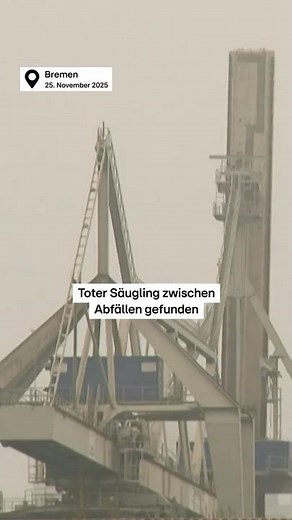 Totes Baby in Bremen im Müll gefunden. #rtlnord #blaulicht #news