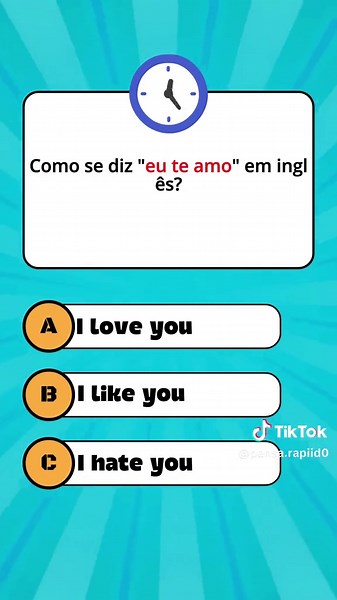 Comente quantas você acertou! #quiz #ingles