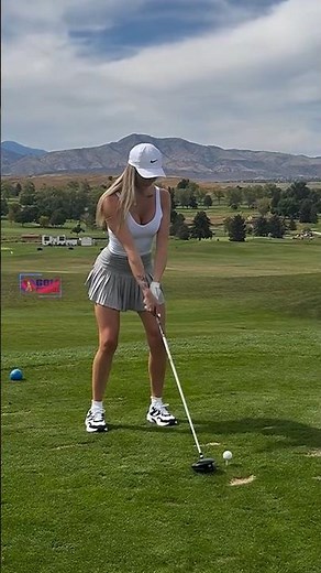 Amazing Golf Swing you need to see | Golf Girl awesome swing | Golf shorts | Morgan Rae