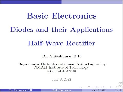 Tutorial 6: Half-Wave Rectifier