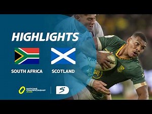 South Africa v Scotland | Match Highlights