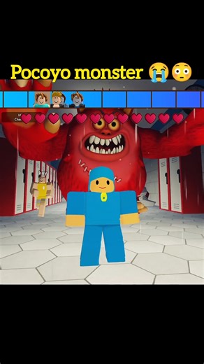 Monster got Pocoyo 😭.#roblox #strangerthings #trend
