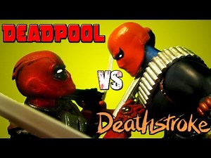 DEADPOOL vs DEATHSTROKE (Stop Motion)