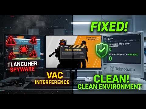 How to Fix TLauncher CS2 VAC Ban & Spyware Issues ✅