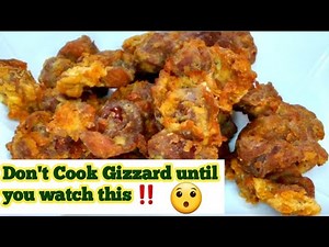 How to make Tender Fried Chicken Gizzards//Easy Deep Fried Chicken Gizzards//Chicken Gizzards Recipe