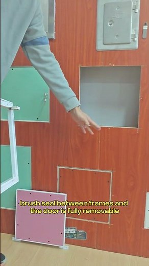 Ceiling access panel with fire rated gypsum board