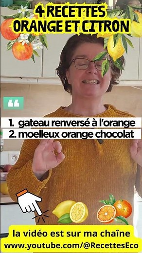 🍊 🍋 4 easy and quick recipes with oranges 🍊 or lemon 🍋