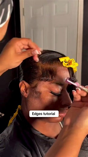 Edges Tutorial: How to Lay Baby Hairs with Edge Control Gel